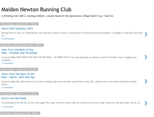 Tablet Screenshot of maidennewtonrunningclub.blogspot.com