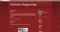 Desktop Screenshot of christnerhappenings.blogspot.com