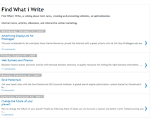 Tablet Screenshot of findwhatiwrite.blogspot.com