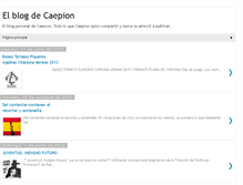 Tablet Screenshot of caepion.blogspot.com