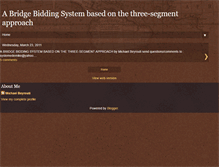 Tablet Screenshot of mb-bridge-bidding-system.blogspot.com