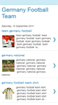 Mobile Screenshot of germanyfootballteam.blogspot.com