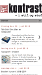 Mobile Screenshot of kontrast-i-stil-og-stof.blogspot.com