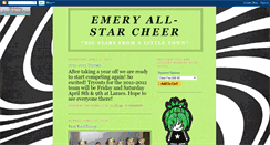 Desktop Screenshot of emeryallstarcheer.blogspot.com