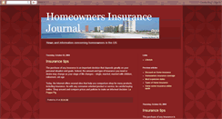 Desktop Screenshot of homeinsuranceowner.blogspot.com
