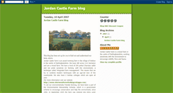 Desktop Screenshot of jordancastlefarm.blogspot.com