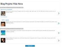 Tablet Screenshot of blogprojetovidanova.blogspot.com