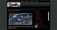 Desktop Screenshot of motorcycle2012.blogspot.com