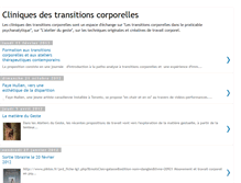 Tablet Screenshot of cliniquesdestransitionscorporelles.blogspot.com