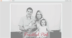 Desktop Screenshot of freckled-pink.blogspot.com