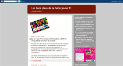 Desktop Screenshot of cartejeune91.blogspot.com
