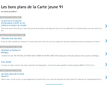 Tablet Screenshot of cartejeune91.blogspot.com