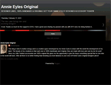 Tablet Screenshot of annieeyles.blogspot.com