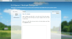 Desktop Screenshot of clickurlopener.blogspot.com