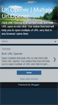 Mobile Screenshot of clickurlopener.blogspot.com