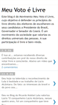 Mobile Screenshot of meuvotoelivre.blogspot.com