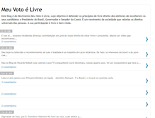Tablet Screenshot of meuvotoelivre.blogspot.com