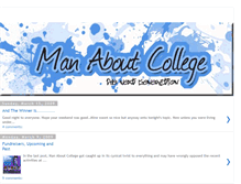 Tablet Screenshot of manaboutcollege.blogspot.com