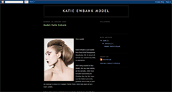 Desktop Screenshot of katieewbankmodel.blogspot.com