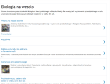 Tablet Screenshot of ekologianawesolo.blogspot.com