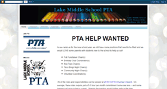 Desktop Screenshot of lake-pta.blogspot.com