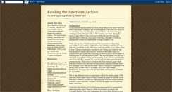 Desktop Screenshot of american-archive.blogspot.com