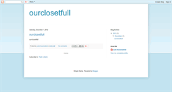 Desktop Screenshot of ourclosetfull.blogspot.com