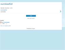 Tablet Screenshot of ourclosetfull.blogspot.com