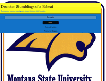 Tablet Screenshot of drunkenstumblingsofabobcat.blogspot.com