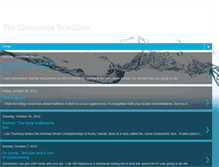 Tablet Screenshot of glamoroustriathlete.blogspot.com