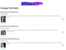 Tablet Screenshot of orangefishknits.blogspot.com