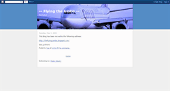 Desktop Screenshot of flyingtheglobe.blogspot.com