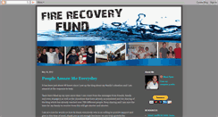 Desktop Screenshot of firerecoveryfund.blogspot.com