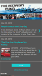 Mobile Screenshot of firerecoveryfund.blogspot.com
