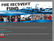 Tablet Screenshot of firerecoveryfund.blogspot.com