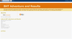 Desktop Screenshot of bhtadventresults.blogspot.com