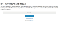 Tablet Screenshot of bhtadventresults.blogspot.com