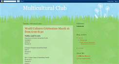 Desktop Screenshot of multiculturalclub.blogspot.com