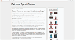 Desktop Screenshot of extremesportfitness.blogspot.com