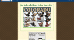 Desktop Screenshot of coloradoshoesaustralia.blogspot.com