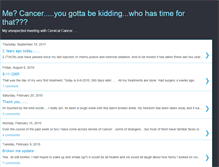 Tablet Screenshot of jamiescancerblog.blogspot.com