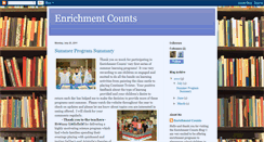 Desktop Screenshot of enrichmentcounts.blogspot.com