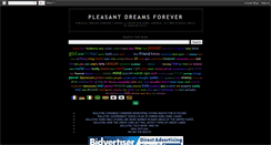 Desktop Screenshot of pleasantdreamsforever.blogspot.com