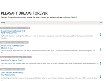 Tablet Screenshot of pleasantdreamsforever.blogspot.com