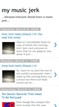 Mobile Screenshot of mymusicjerk.blogspot.com