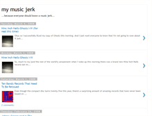Tablet Screenshot of mymusicjerk.blogspot.com