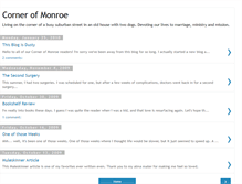 Tablet Screenshot of cornerofmonroe.blogspot.com