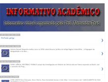 Tablet Screenshot of informativoacademico.blogspot.com