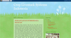 Desktop Screenshot of croplivestocksystems.blogspot.com