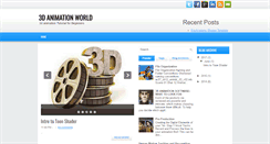 Desktop Screenshot of 3d-animation-world.blogspot.com